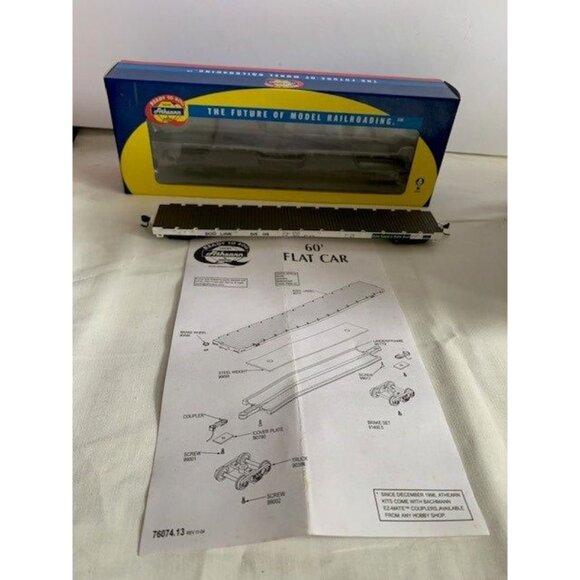 Athearn 97822 HO SOO Line 60' Ready-to-Run Flat Car #5505 with Box - Picture 2 of 10